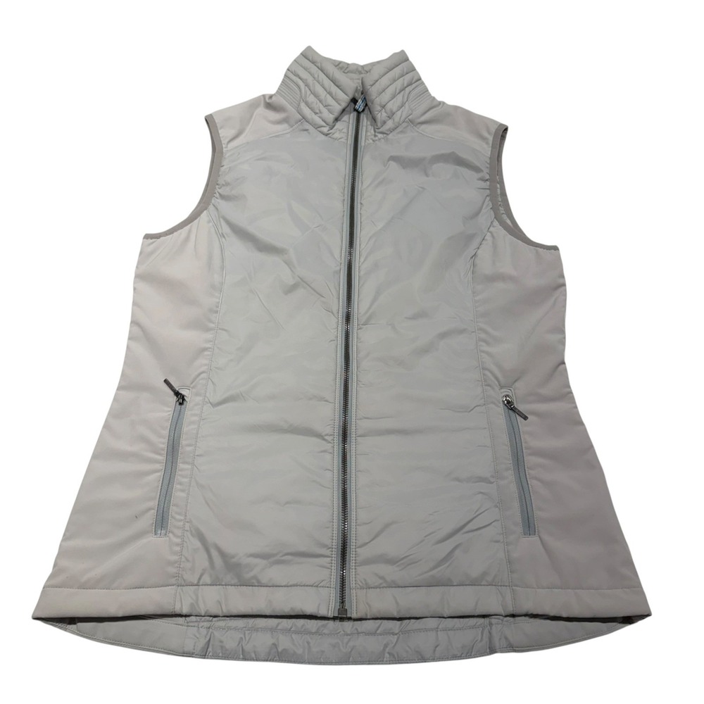 KÜHL Projekt Women's Medium Gray Insulated Vest Full Zip Hiking Outdoor Tactical